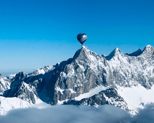 Ballonvaart in Filzmoos Oostenrijk